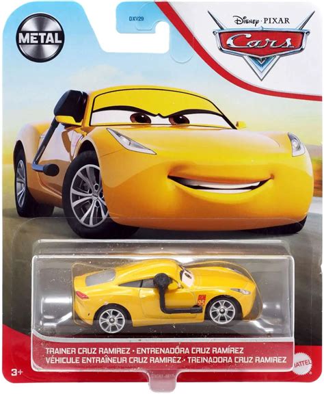 Disney Pixar Cars Cars 3 Metal Trainer Cruz Ramirez 155 Diecast Car ...