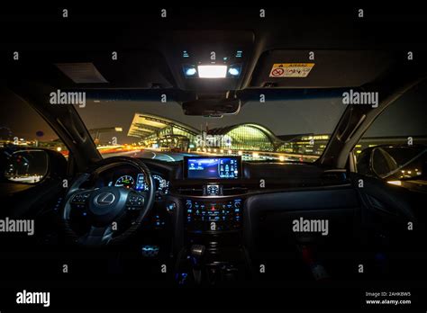 Lexus LX 570 interior view Stock Photo - Alamy