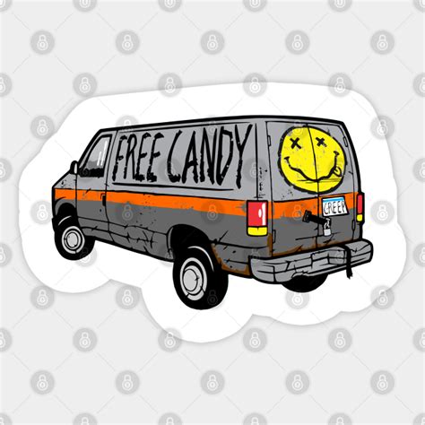 Free Candy Van - Creeper - Sticker | TeePublic