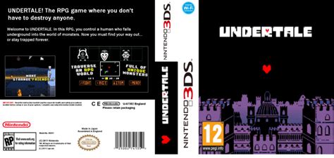 Undertale Nintendo 3DS Box Art Cover by xkfrushay26