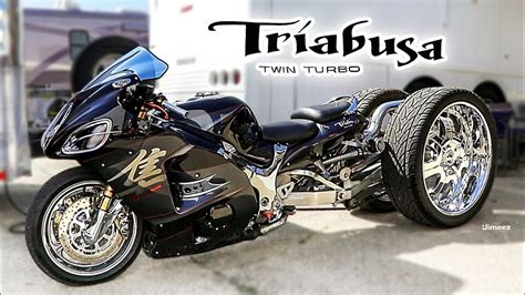 INSANE HAYABUSA TRIKE! TWIN TURBO! 28" WHEELS! BONUS WILD PASS OF ...