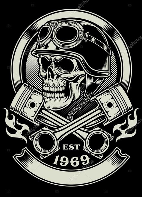 Top 196 + Biker skull tattoo designs - Spcminer.com