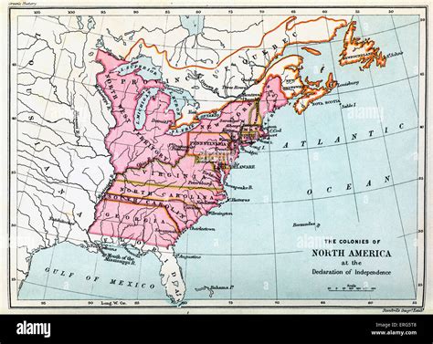 United States Map 1776