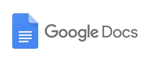 Google Docs Logo Horizontal transparent PNG - StickPNG