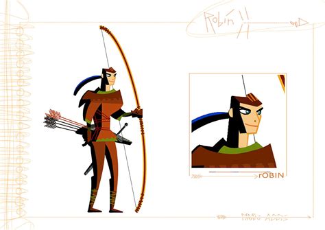 ROBIN HOOD characters on Behance