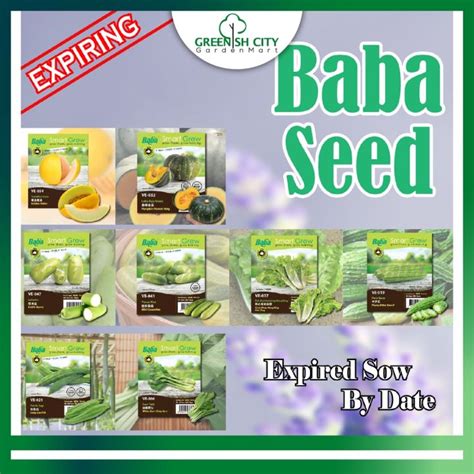 [Expiring] Baba Seed Vegetable Seed Biji Benih Sayuran Pelbagai Biji ...