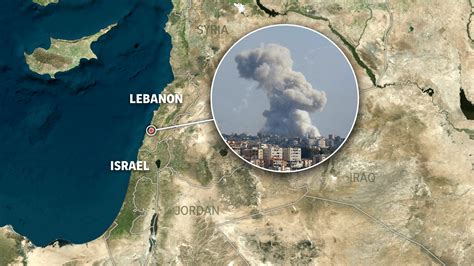 Israel-Lebanon attacks map: See locations of airstrikes, fighting