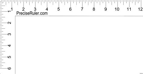 Printable Ruler Actual Size Inches