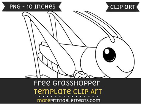 Grasshopper Template – Clipart