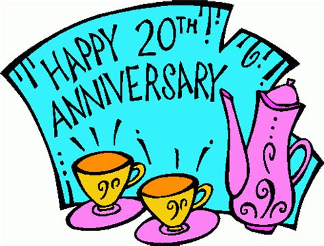 Happy 20th Anniversary Clip Art - ClipArt Best