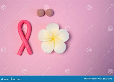 October Event, Pink Ribbon Symbol Stock Photo - Image of finger, heart ...