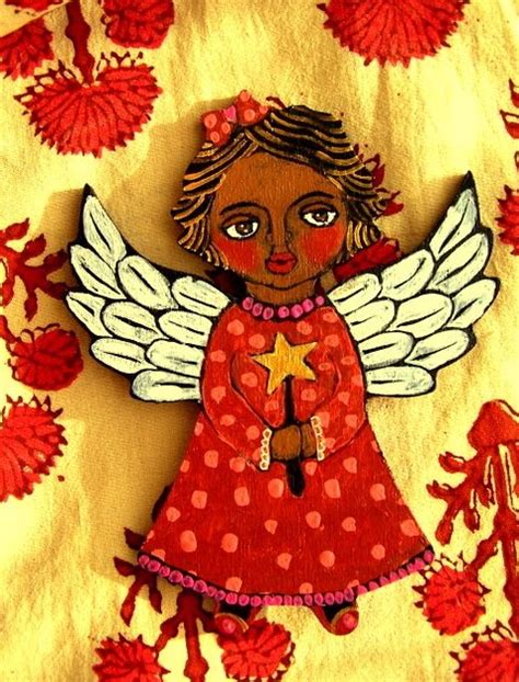 DEEZDEN: ETSY Update: Folk art ''Angels'' Christmas Ornaments