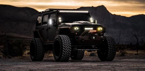 Custom Jeep Wrangler goes Off-Road | LED Lights - ModifiedX