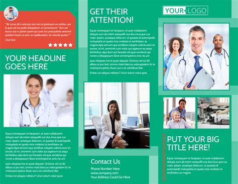 Medical Service Center Brochure Template | MyCreativeShop