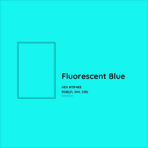 About Fluorescent Blue - Color codes, similar colors and paints ...