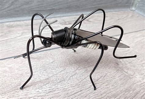 Metal Sculpture Mosquito. Mosquito Statuette. Mosquito Spark - Etsy