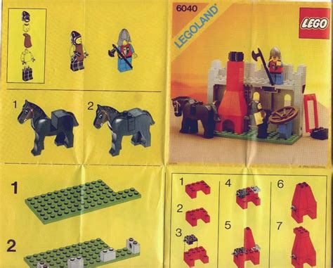 6040 Blacksmith Shop - LEGO instructions and catalogs library