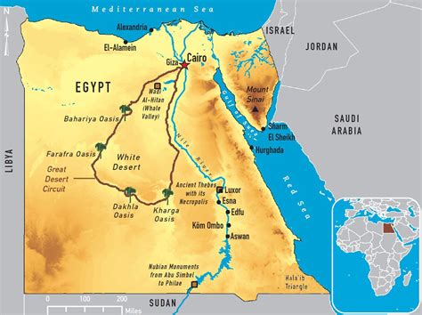 Nile River: Map Location, Length and Source and Africa's Longest River