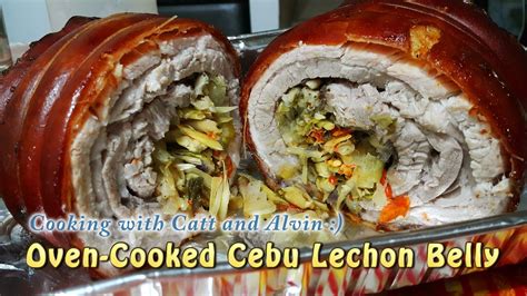 Homemade Oven-Cooked Cebu Lechon Belly (w/ Eng Subtitle) | HungreeCatt ...