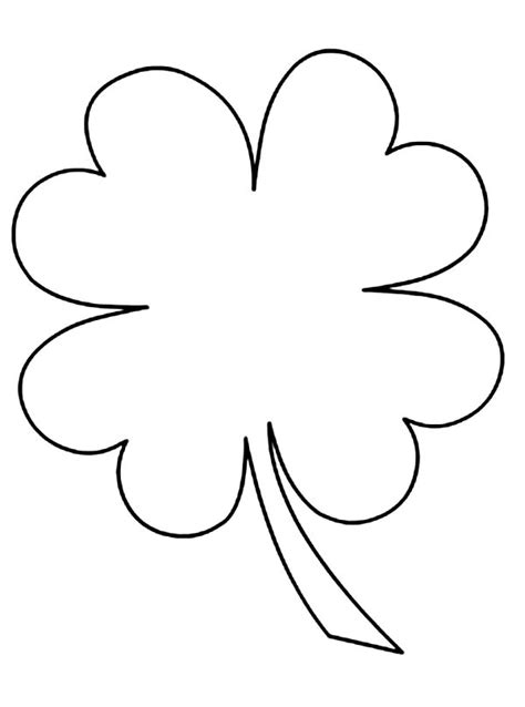 Four Leaf Clover Drawing - ClipArt Best