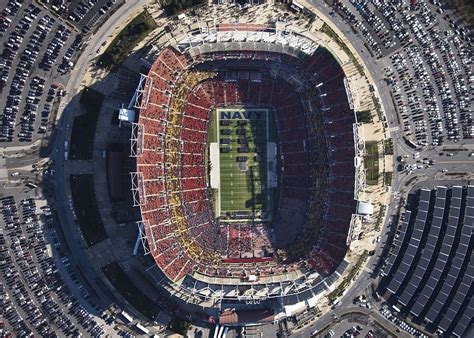 HD wallpaper: aerial photography of NFL stadium, landover, maryland ...