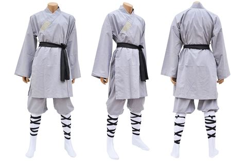 Tenue de Shaolin, Coton Gris ... | Chinese clothing for men, Chinese ...