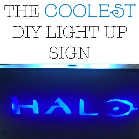 THE COOLEST DIY LIGHT UP SIGN | Sincerely Saturday | Light up signs ...