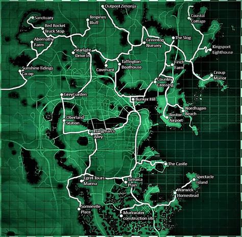 Settlement Map at Fallout 4 Nexus - Mods and community