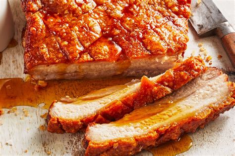 Glazed pork belly recipe