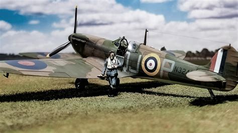 Airfix Battle of Britain diorama in 1/72 scale Hurricane and ...