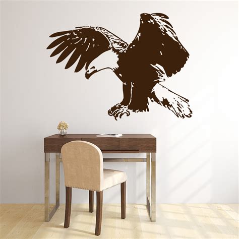 Soaring Eagle Wall Sticker Birds & Feathers Wall Decal Wild Animals ...