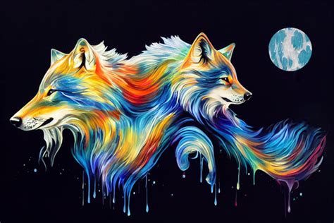 Wolf Painting