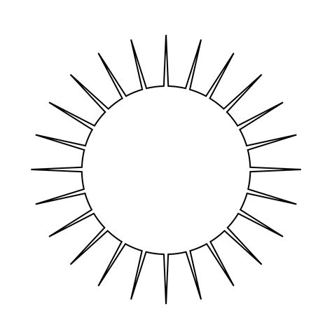 Sun Outline Free Vector Art - (708 Free Downloads)