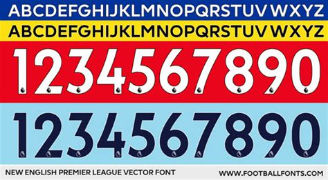 New Premier League Font TTF & Vector – Football Fonts