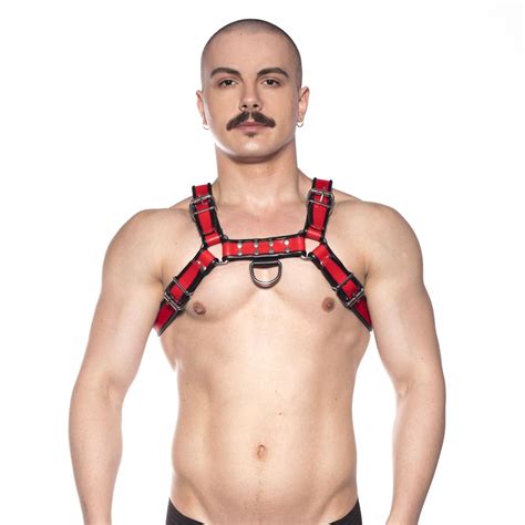 Prowler RED Leather Bull Harness Red - ABS Holdings