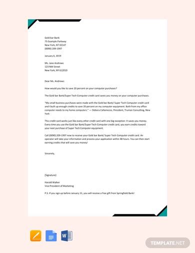 Marketing Letter - 14+ Examples, Format, Word, PDF