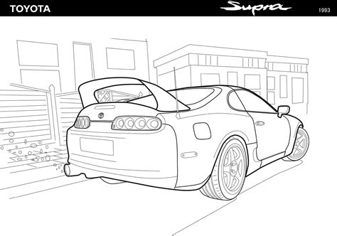 Toyota Supra on Behance | Toyota supra, Toyota supra mk4, Supra