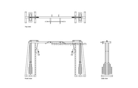 Cable Crossover - Free CAD Drawings