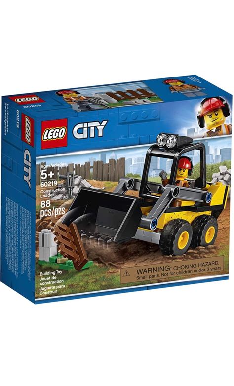 LEGO City Great Vehicles Construction Loader 60219 Building Kit 88 ...