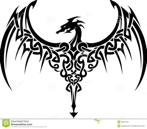 Tribal Celtic Dragon Tattoo Designs