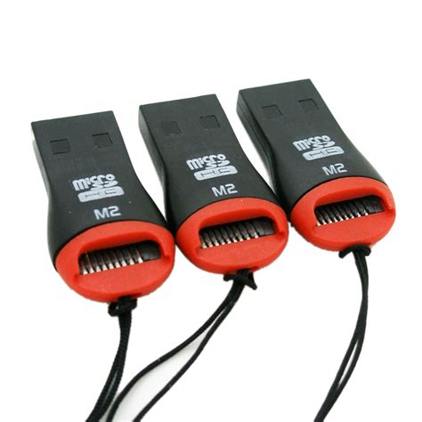 3 x USB 2.0 Micro SD Card Adapter Reader Writer SDHC MMC Micro Sd 2528c ...