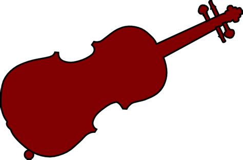 Brown Fiddle Clip Art at Clker.com - vector clip art online, royalty ...