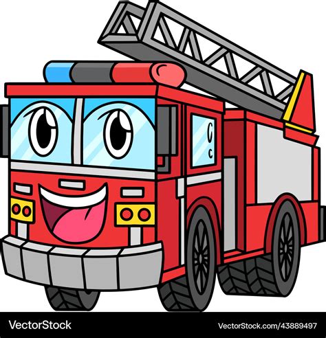 Fire Truck Clipart Cartoon Fire Engine