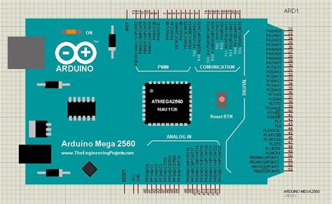 Arduino Mega 2560 Library for Proteus - The Engineering Projects