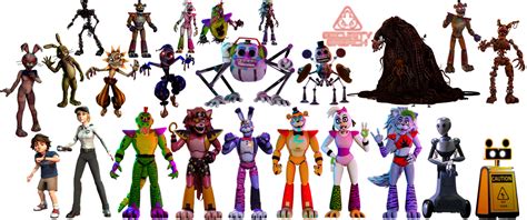 My Favorites Characters Of FNAF SB V4 by mauricio2006 on DeviantArt