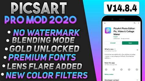 How to download Picsart Gold Premium apk 2020 | Picsart Mod apk ...