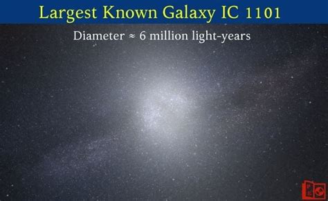 Largest Known Galaxy IC 1101 - Size, Distance, Facts