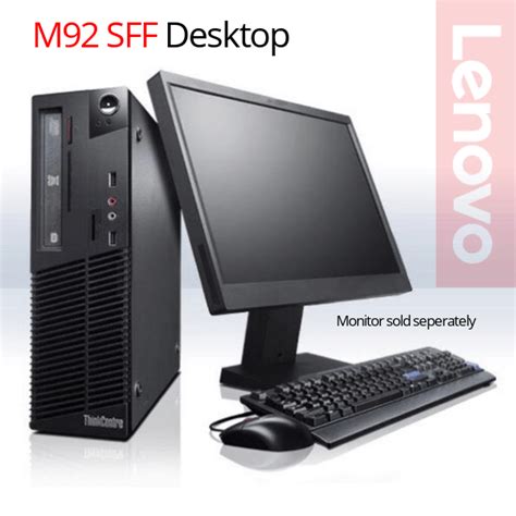 Lenovo M83 SFF Desktop • Intel Core i5 4570, 3.2GHz • 500GB HDD • 8GB ...