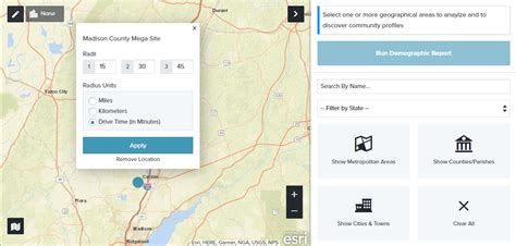 Drive Time Map Radius