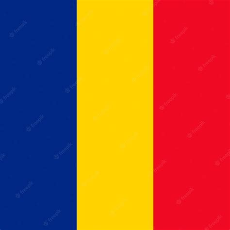 Premium Vector | Romania flag official colors vector illustration